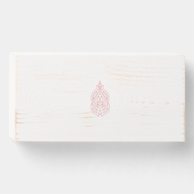 Wood Box Sign (Front Horizontal)