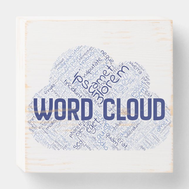 Wood Box Sign (Front Horizontal)