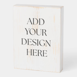 Wood Box Sign