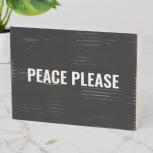 Wood Box Sign