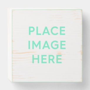 Wood Box Sign - 6" X 6"