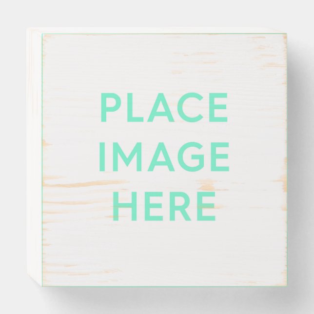 Wood Box Sign - 6" X 6" (Front Horizontal)