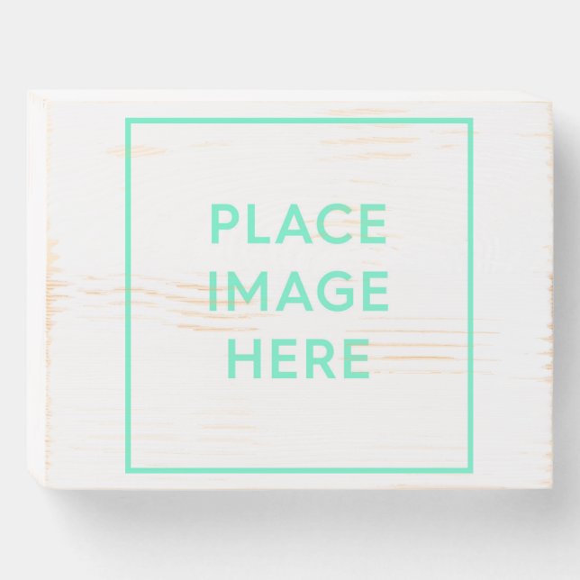 Wood Box Sign -  8" X 6" (Front Horizontal)