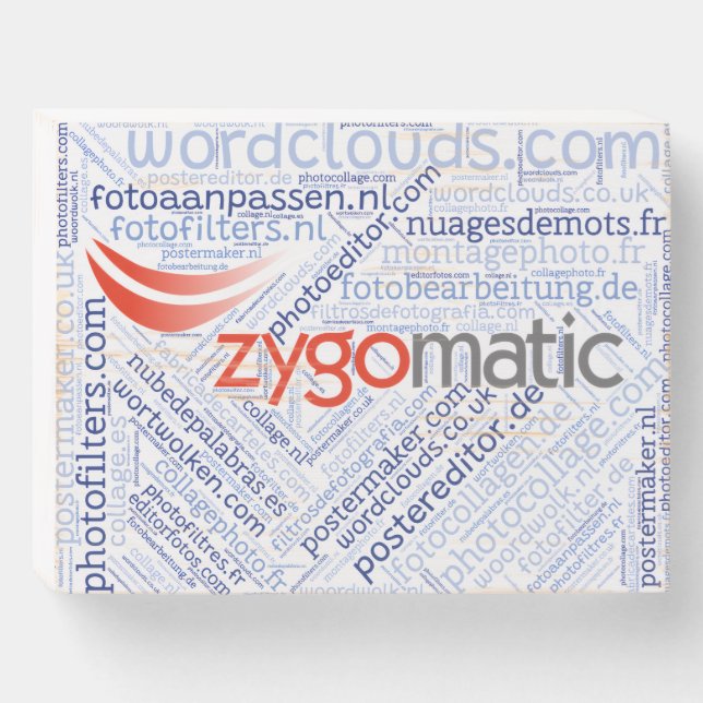 Wood Box Sign (landscape) (Front Horizontal)