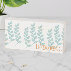 Wood Box Sign, Leave Nature