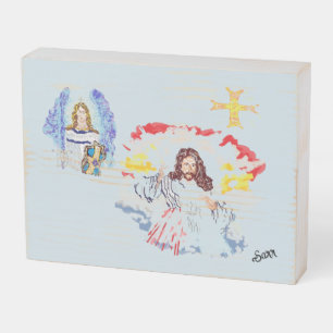 Wood Box Sign : Life Love