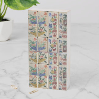 Wood Box Sign, Mahjong