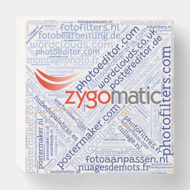 Wood Box Sign (square) (Front Horizontal)