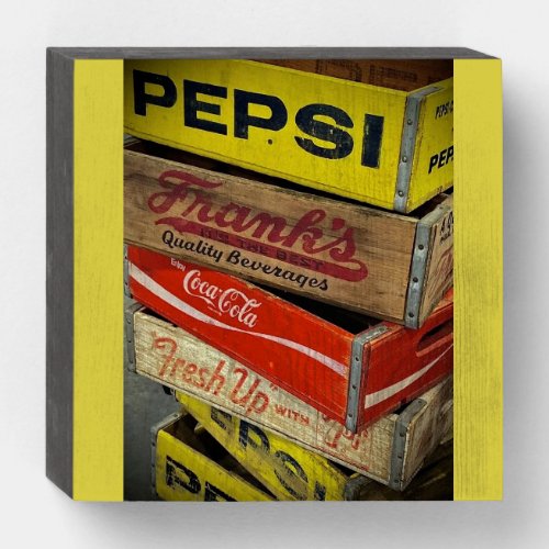 Wood Box Sign_ Vintage and Retro