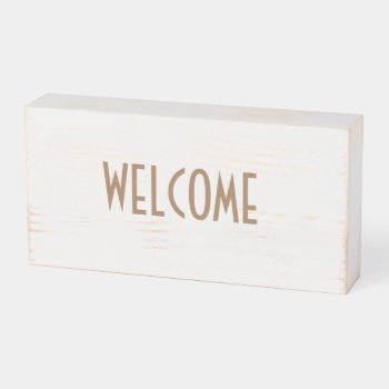 Wood Box Signs Custom by CREATIVEforBUSINESS at Zazzle