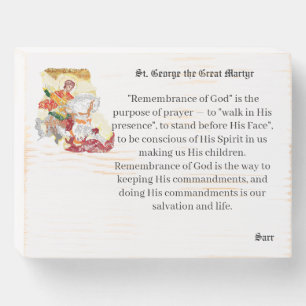 Wood Box : St. George the Great Martyr