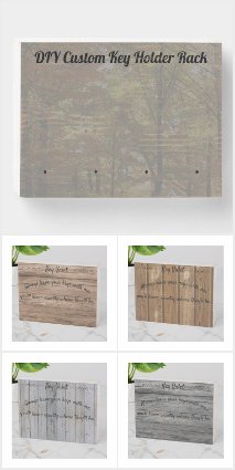 Wood Boxes/Key Hangers