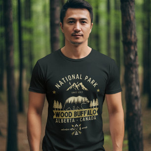Wood Buffalo National Park Vintage Bear T-Shirt
