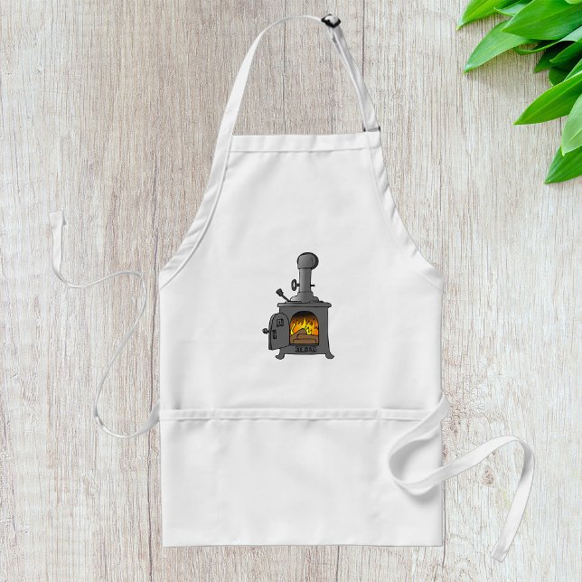 Wood Burner Stove Adult Apron (Creator Uploaded)