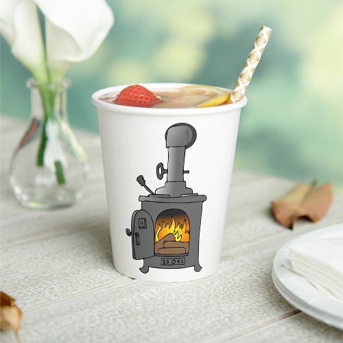 Wood Burner Stove Paper Cups