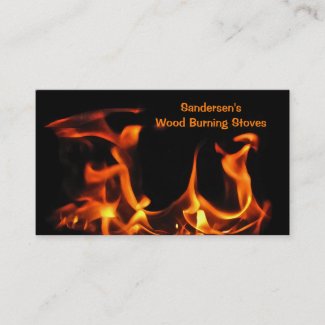 Wood Burning Stoves Business Card