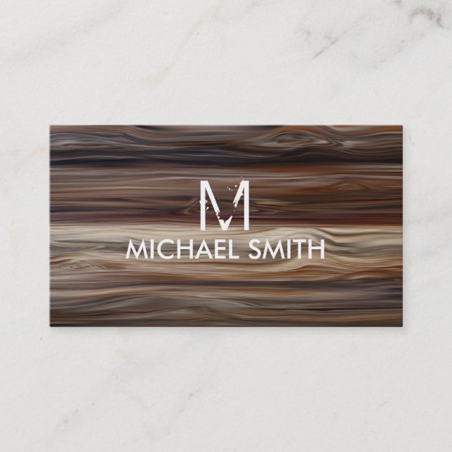 Wood Business Card (Front)