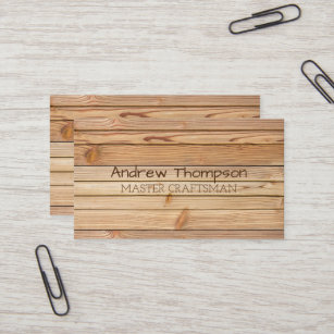 Wood Business Card
