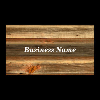 Wood Business Card
