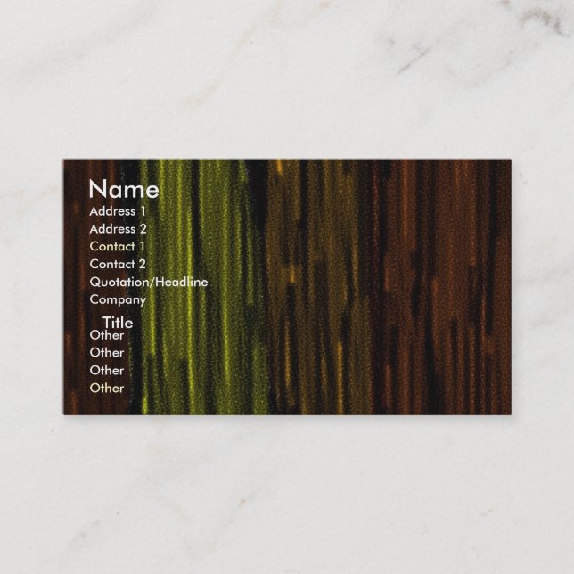 wood business card (Front)