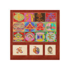 Wood Canvas REIKI Art NAVIN JOSHI, made in USA