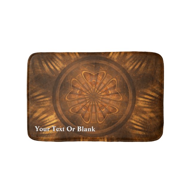 Wood Carving Bath Mat (Front)