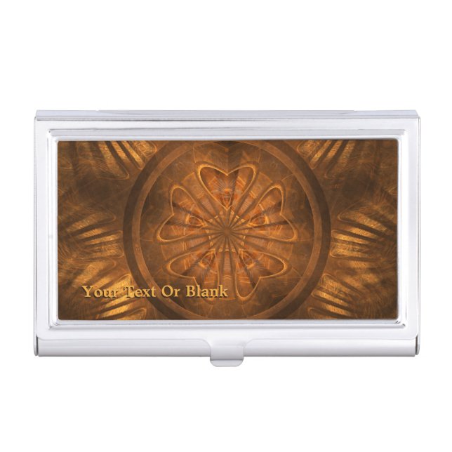 Wood Carving Business Card Holder (Front)