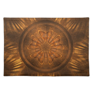 Wood Carving Cloth Placemat