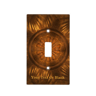 Wood Carving Light Switch Cover