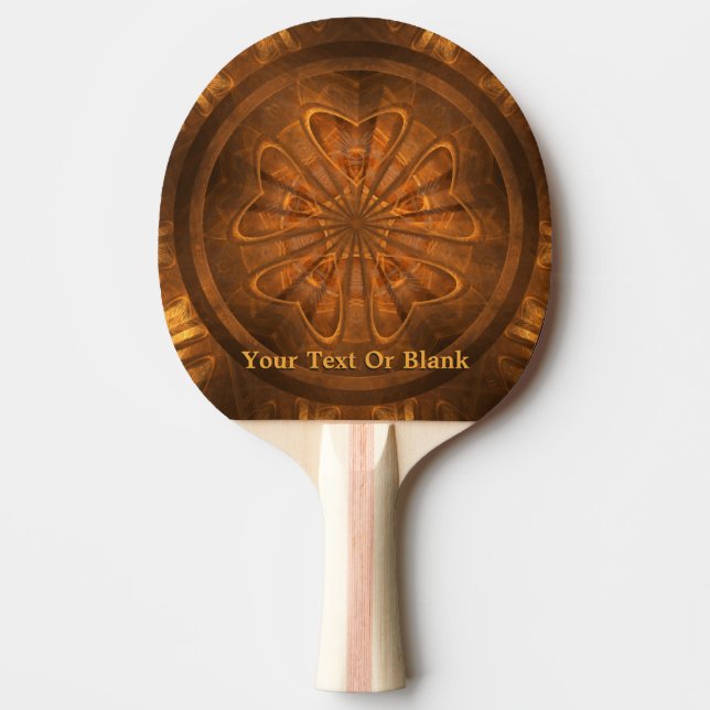Wood Carving Ping-Pong Paddle (Front)