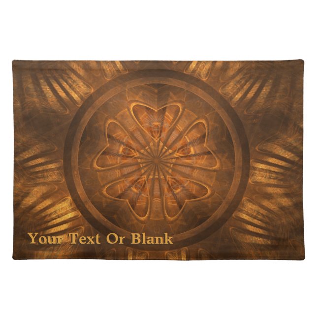 Wood Carving Placemat (Front)