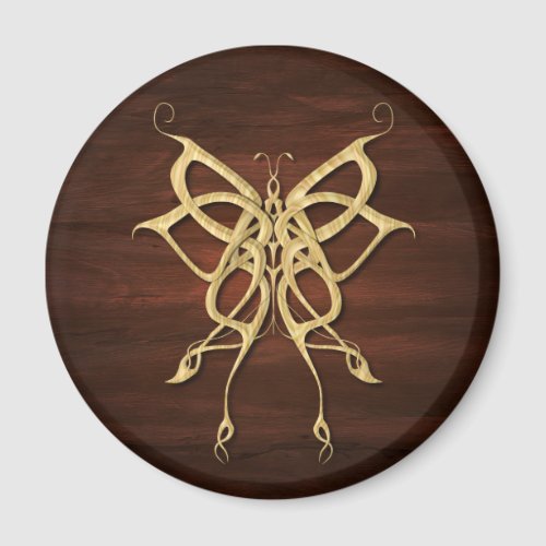 Wood Celtic Butterfly