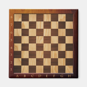 Wood Chess board magnet