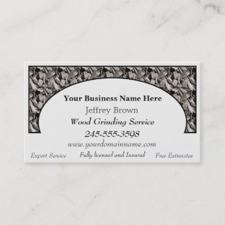 Wood Chips Business Cards