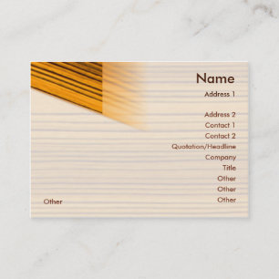 Wood - Chubby Business Card