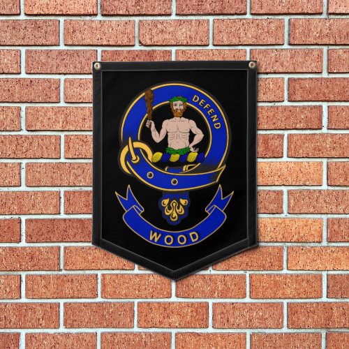 Wood Clan Badge Banner  Pennant
