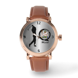 Wood Clan Badge (His) Golf Watch