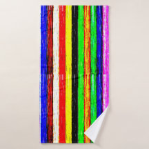 Wood Colorful Stripes