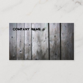 Wood Company Business Card by GetArtFACTORY at Zazzle