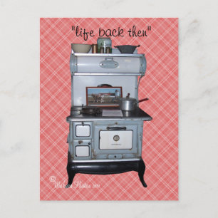 Wood Cookstove Postcard #1- customize