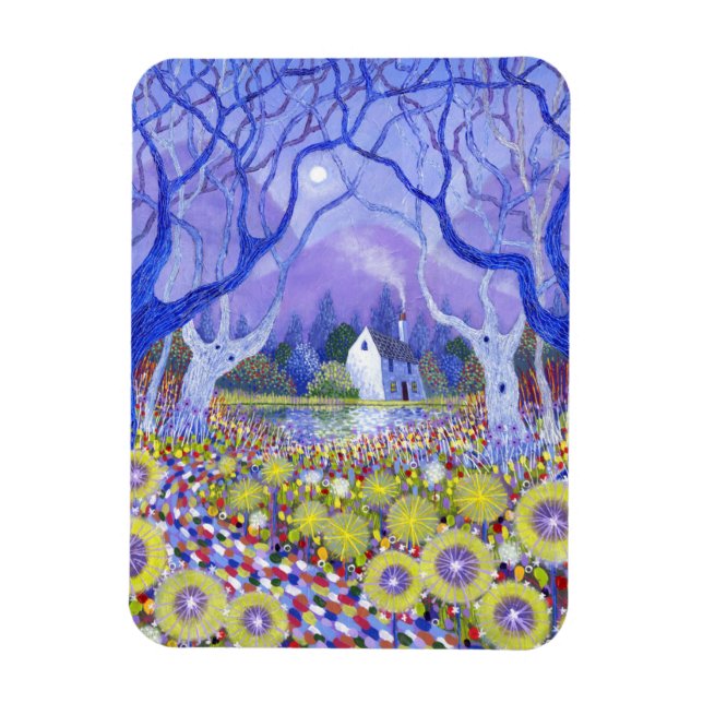 Wood Cottage 2013 Magnet (Vertical)