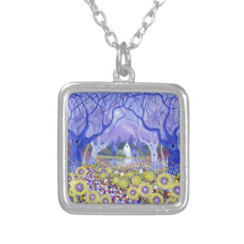 Wood Cottage 2013 Silver Plated Necklace