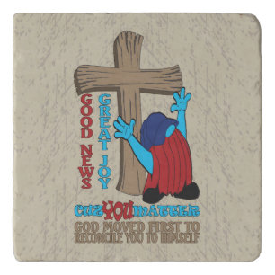Wood Cross Cuz You Matter Gospel T-Shirt Trivet