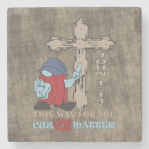 Wood Cross Cuz You Matter John 1 14