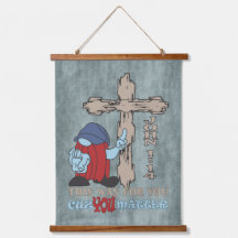 Wood Cross Cuz You Matter John 1 14 T-Shirt