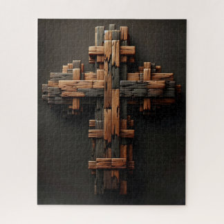 Wood Cross Puzzle