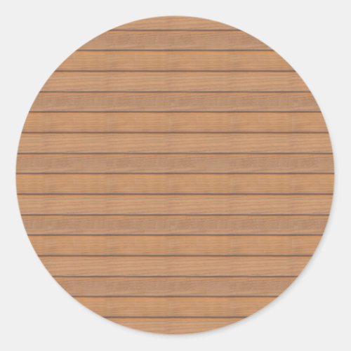 Wood Custom Blank Trendy Nature Elegant Template Classic Round Sticker