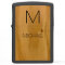 Wood Custom Name and Initial (Monogram) Elegant