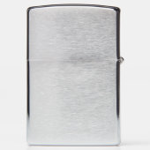 Wood Custom Name and Initial (Monogram) Elegant Zippo Lighter (Back)