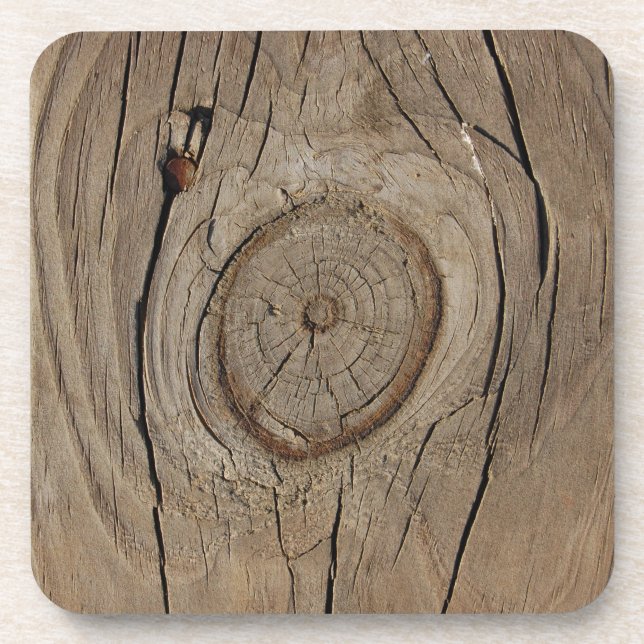 Wood design drink coaster (Front)